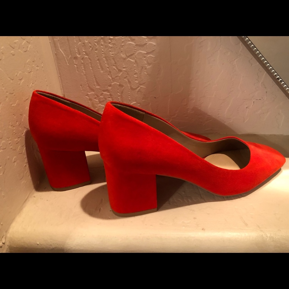 H&M red heels brand new